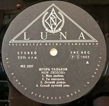 Игорь Тальков (Моя Любовь) 1992. (LP). 12. Vinyl. Пластинка. SNC Records. Russia, фото №4