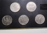 5 юбилейных монет ссср в планшете ссср., фото №2
