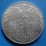 10 марок 1972 J Германия Олимпиада серебро (5.5.3), фото №4
