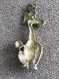 Срібний кулон Собака в емалі (срібло 800 пр, вага 8,4 г), фото №9