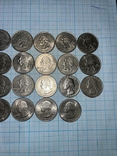 Подборка монет США. 25 центов, фото №7