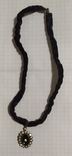 Серебренный кулон, на велюровом шнурке. 875 с головой., фото №2
