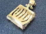 Золотой кулон на цепочке с бриллиантами, фото №6