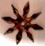 Метальна спортивна зірочка, сюрікени, Вид-камуфляж, на 8 променів, з чохлом. + *, numer zdjęcia 3