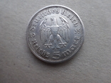 Монети Німеччина,Третій Рейх: 5 Рейхсмарок1935р.+2 Рейхсмарки1937р., фото №6