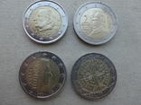 Монети номіналом 2 ЕВРО 11 країн Европи (14 штук,всі різні)., фото №8