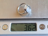 Кольцо серебро 925 проба. Размер 17.5, фото №5