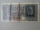 Бони Третій рейх для окупованих територій: 5Reichsmark; 20Reichsmark; 50Reichsmark., фото №13