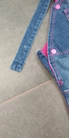 Детский джинсовый комбинезон на флисе, 92см., фото №3