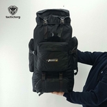 Тактический, туристический рюкзак на 70 литров Black 70L, photo number 5