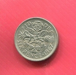 Великобритания 6 пенсов 1967, фото №2