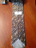 Вінтажна краватка зі зміїної шкіри / пітон, фото №4