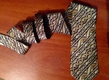 Вінтажна краватка зі зміїної шкіри / пітон, фото №5