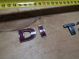 Шильдики буквы надпись GOLF автомобильные, фото №3