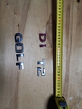 Шильдики буквы надпись GOLF автомобильные, фото №4