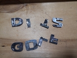 Шильдики буквы надпись GOLF автомобильные, фото №9