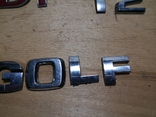 Шильдики буквы надпись GOLF автомобильные, фото №10