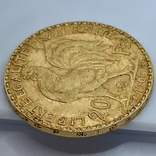 20 франков. 1905. Франция. Петух (золото 900, вес 6,45 г), фото №12