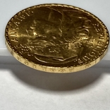 20 франков. 1907. Петух. Франция (золото 900, вес 6,46 г), фото №9