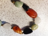 Beads made of natural stone with amber, 1970s, photo number 7