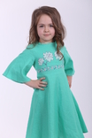 Дитяча сукня вишиванка "Невісточка" м'ята, photo number 4