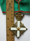 Крест Командор Орден За заслуги перед Итальянской Республикой Знак 3 степ. Италия, фото №11