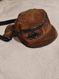 Женская Вельветовая шапочка с тесемками на резинке р.58-60, фото №2
