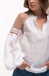 Блуза вишита Серпанок біла, фото №4