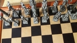 Шахматы фигурные металлические, фото №3