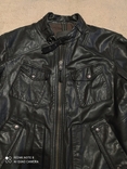Новая кожаная мужская куртка H.E. by Mango, USA. р. M, фото №2