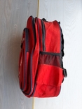 Крепкий подростковый рюкзак (красный), фото №4