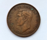 Великобритания 1 пенни 1937, фото №2