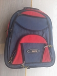 Крепкий подростковый рюкзак для мальчика (красный), фото №2