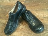 Century - фирменные черные кожаные туфли разм.43, фото №6