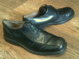 Century - фирменные черные кожаные туфли разм.43, фото №5