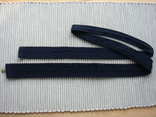 Галстук вязаный синий, с подвеской, Alpi Striccy cotton, винтаж, фото №3