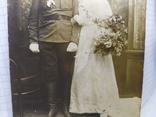 Photo Bride and groom. Volunteer railway troops, photo number 4