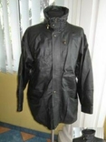 Большая утеплённая кожаная мужская куртка М. FLUES. Лот 179, фото №3