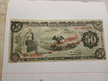  50 песо 1914, город МЕХИКО, надпечатка  REVALIDADO, фото №2