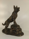 Вінтажна бронзова фігура "Собака" арт. 0262, фото №3