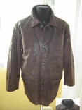 Большая мужская кожаная куртка  Echtes Leder. Германия. 64р. Лот 987, фото №3