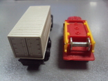 Машинка контейнеровоз машина пожарная лот 2 шт, фото №6