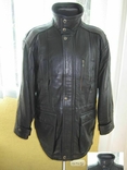 Большая кожаная мужская куртка Barisal.  Лот 989, фото №6