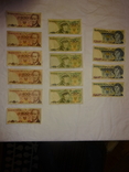 Набір банкнот Польщі: 1000 zl; 100 zl; 50 zl. 15 штук., фото №6