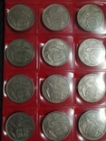 Лист монет номиналом 5 птас испания, фото №4