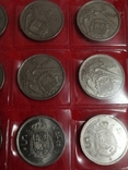 Лист монет номиналом 5 птас испания, фото №5