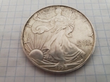Унция,серебро,США(31,1 г.),1998 год., фото №3