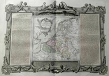 1766 Голландия (большая карта 65x49 Верже) СерияАнтик, фото №2
