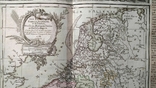 1766 Голландия (большая карта 65x49 Верже) СерияАнтик, фото №12