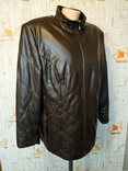 Куртка утепленная DELMOD Германия эко кожа p-p 46(прибл. XXL-XXXL)(состояние!), photo number 3